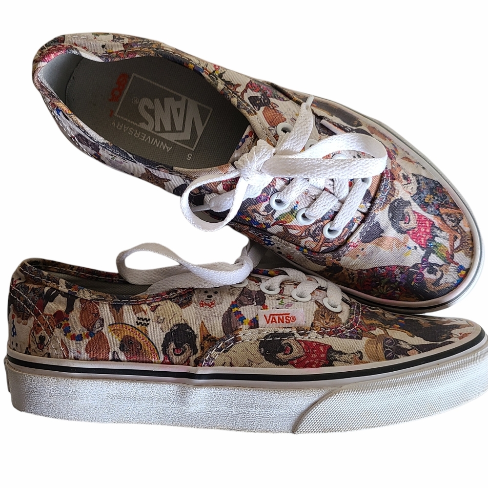 vans limited edition 50th anniversary aspca shoes size 6.5